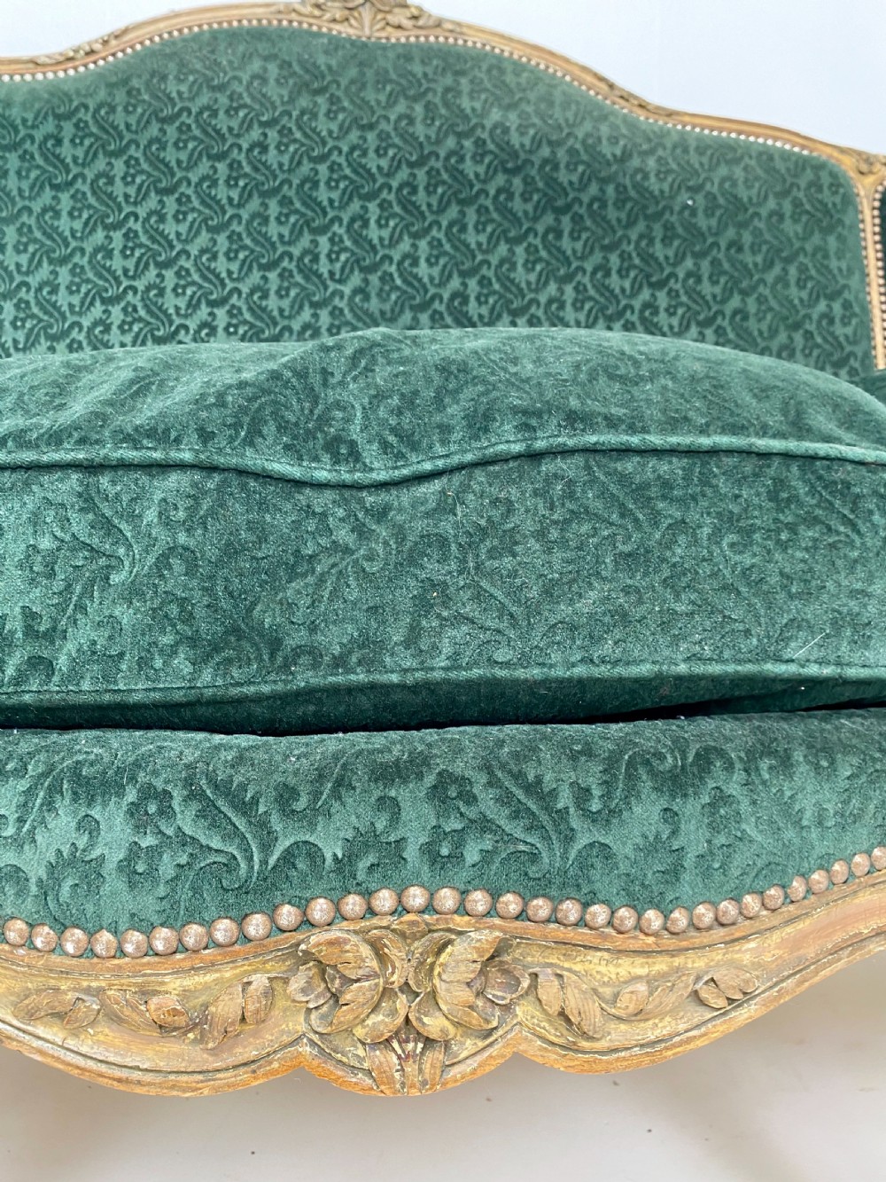 19th Century French Sofa with Original Paint View VI