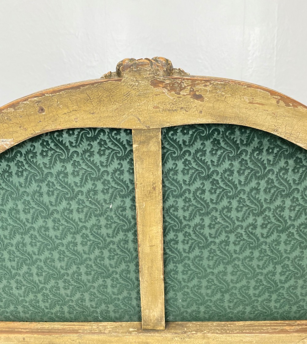19th Century French Sofa with Original Paint View XI