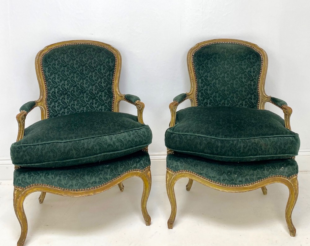Pair of 19th Century French Armchairs