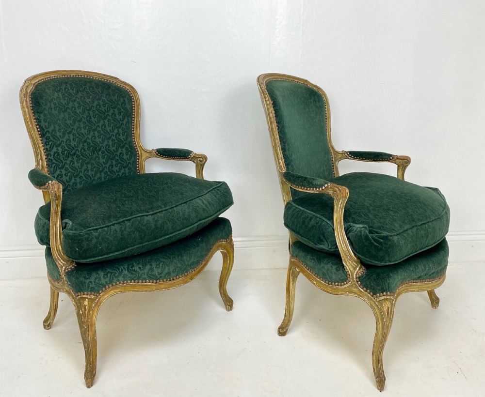 Pair of 19th Century French Armchairs View VIII
