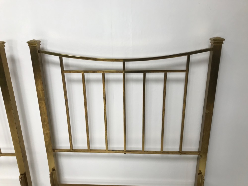 A Pair of Brass beds  View VI