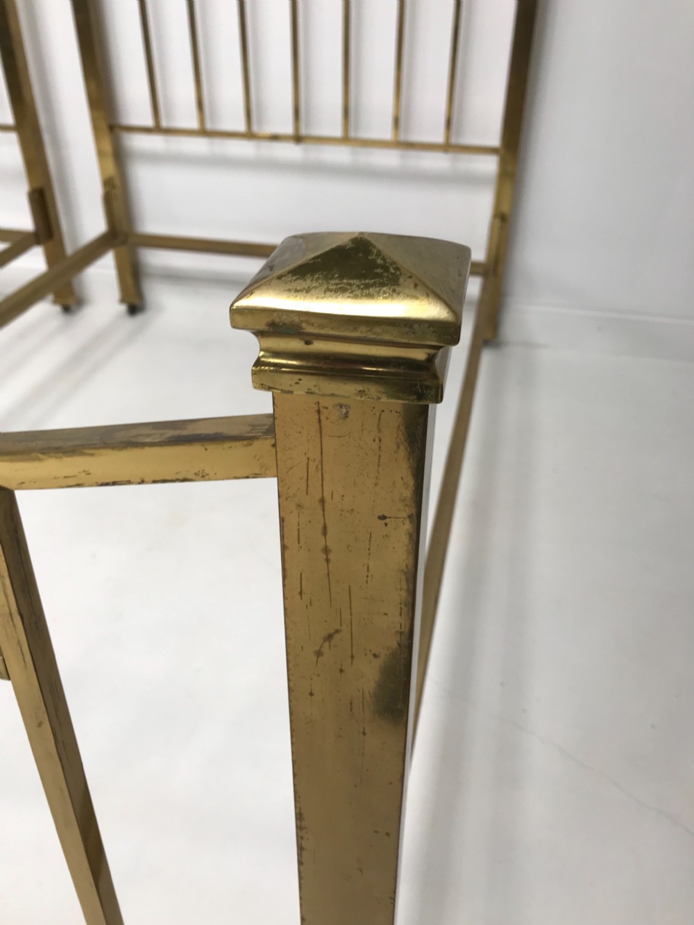 A Pair of Brass beds  View VII