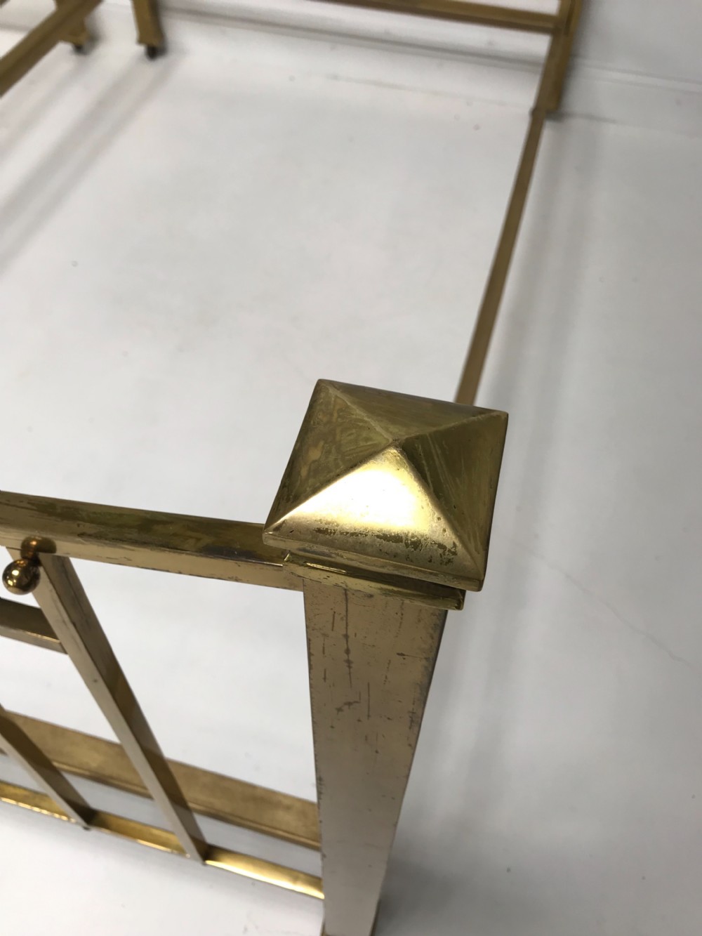 A Pair of Brass beds  View VIII