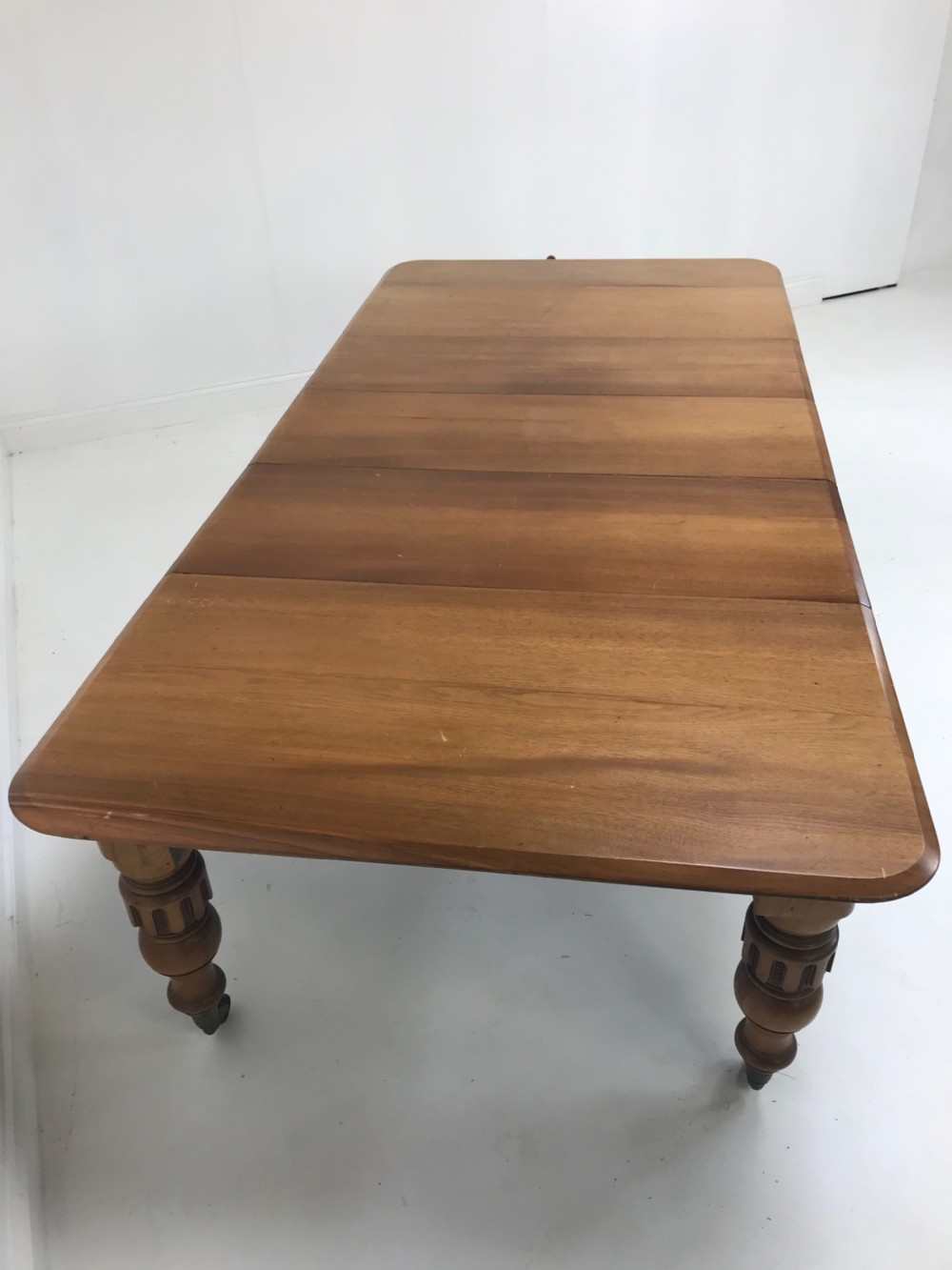 Antique walnut extending Dining table View II