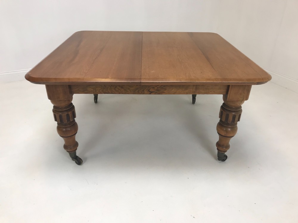 Antique walnut extending Dining table View III