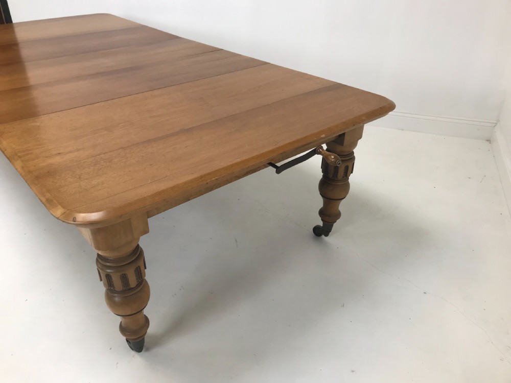 Antique walnut extending Dining table View VII