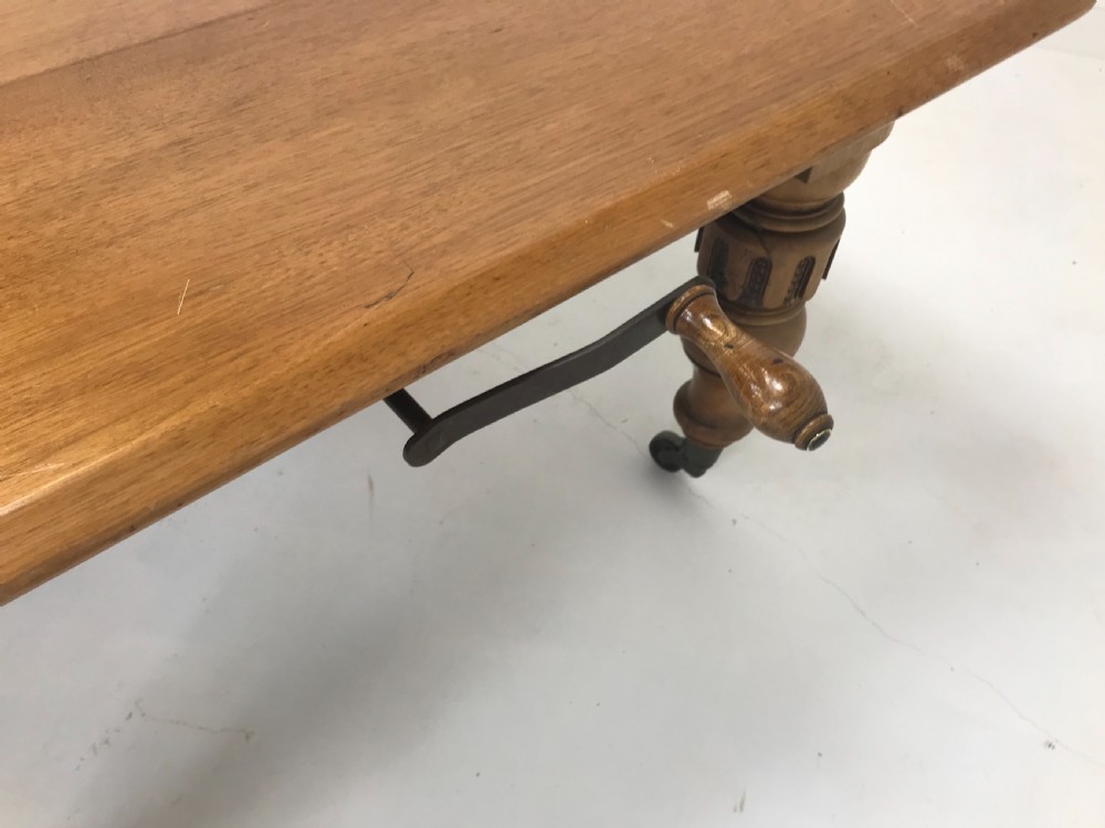 Antique walnut extending Dining table View VIII
