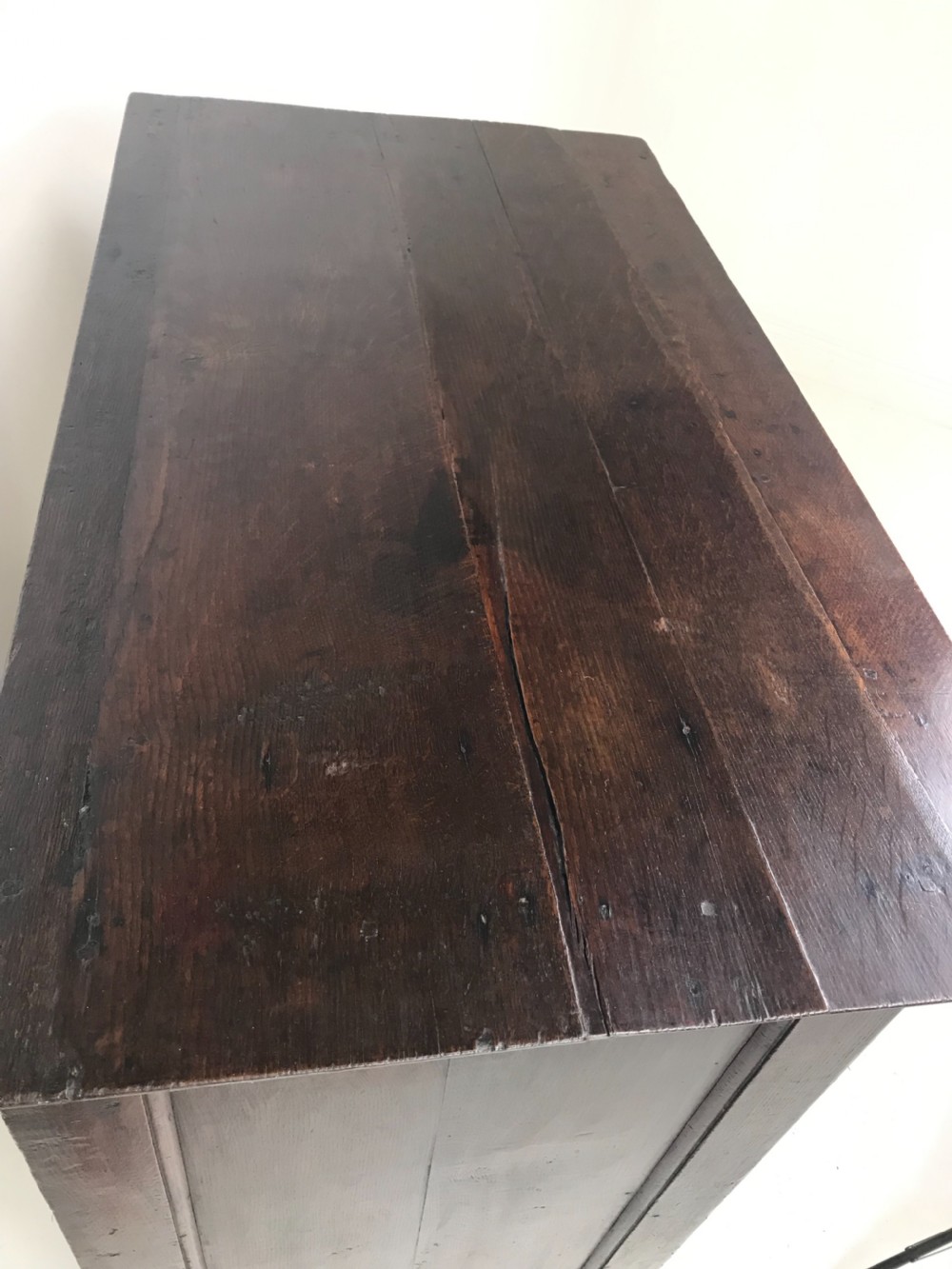 Antique 17th Cent Oak Chest  View XVI