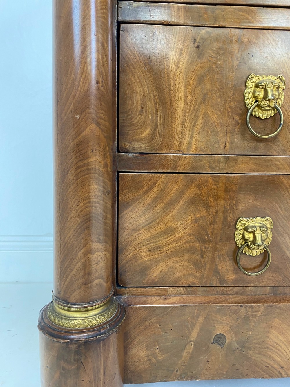 19th Century French Empire Commode in Mahogany View VII