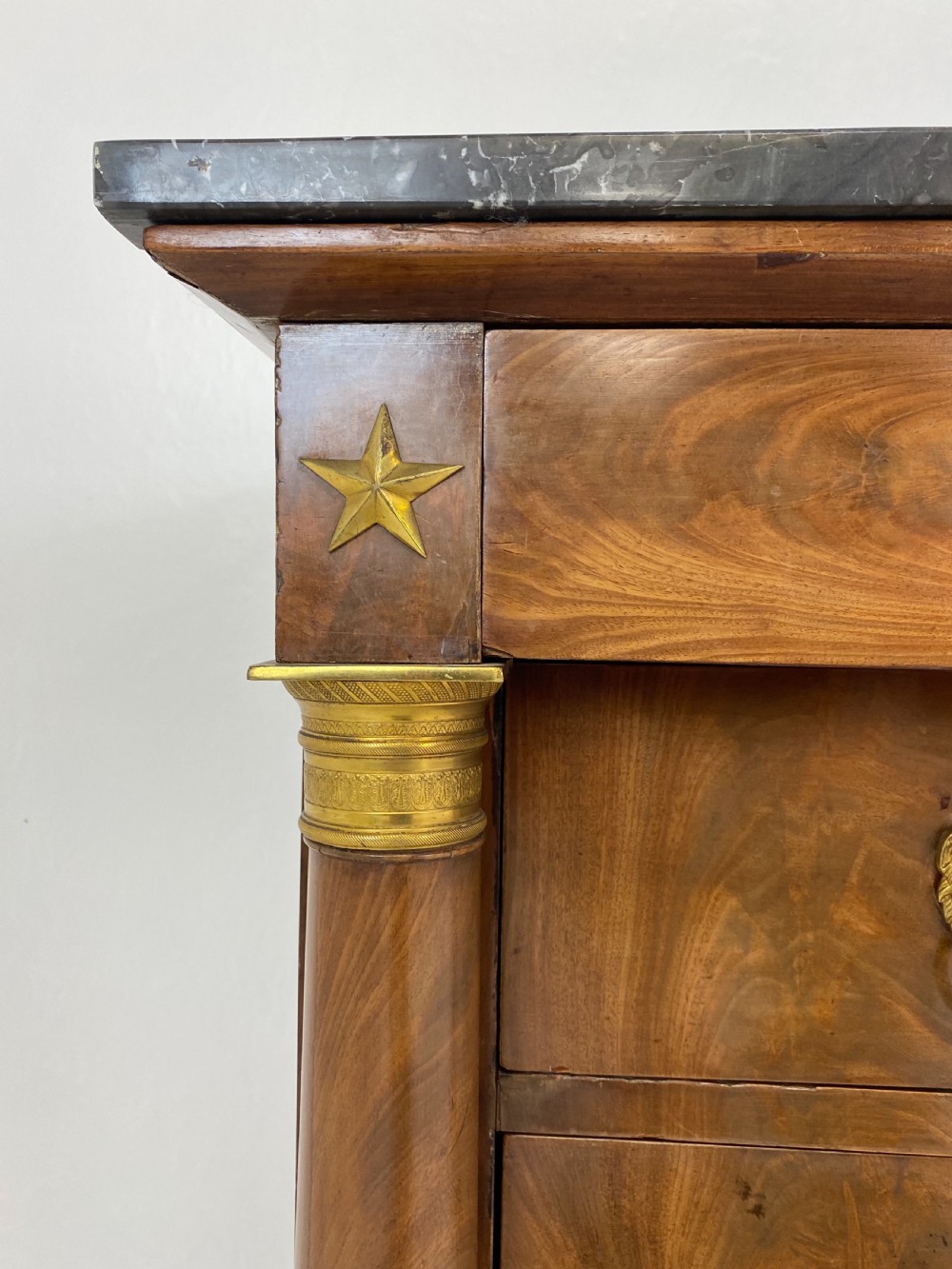 19th Century French Empire Commode in Mahogany View VIII