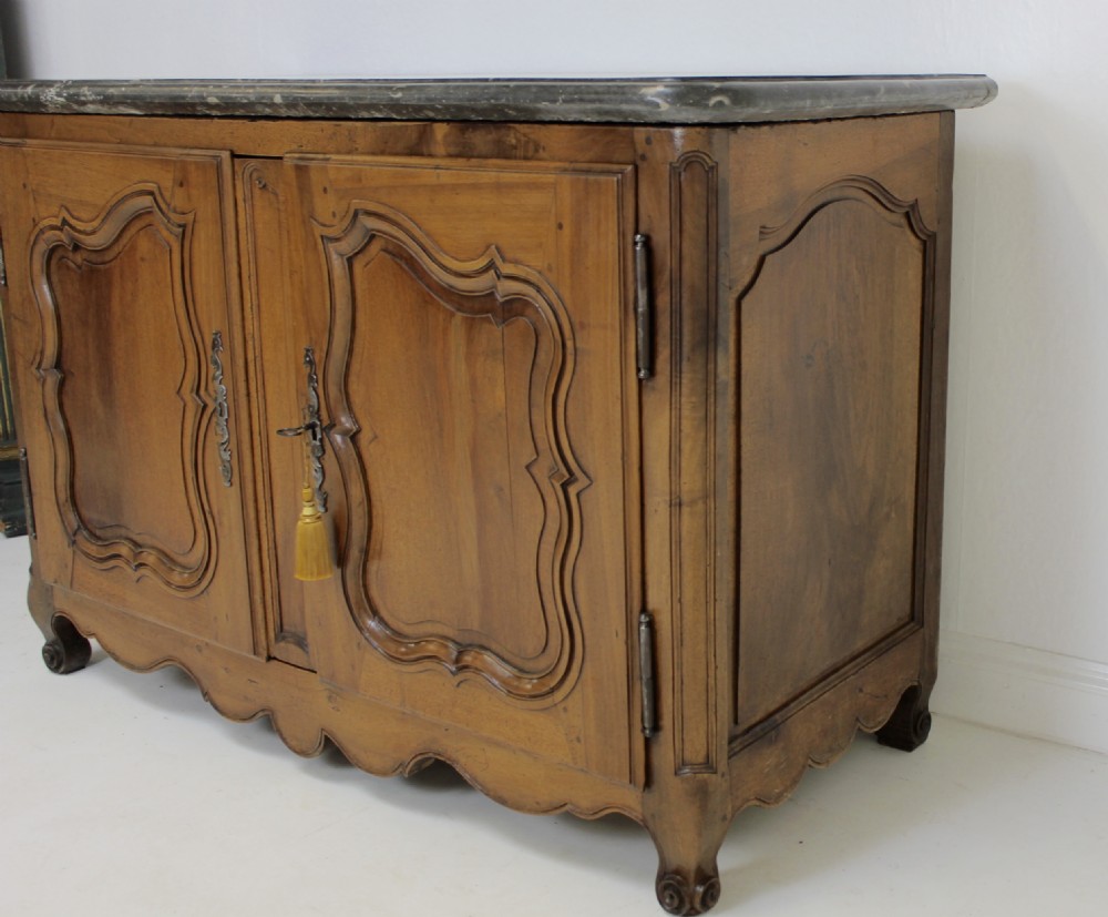 Exceptional French Marble top Buffet View IX