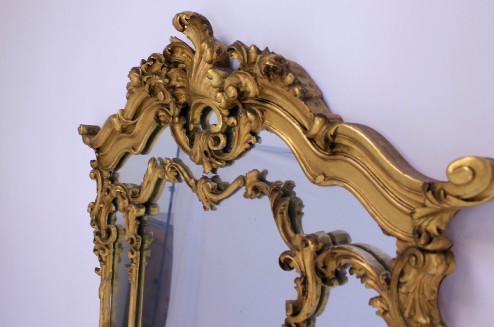 Carved Gilt Wood Mirror View VI