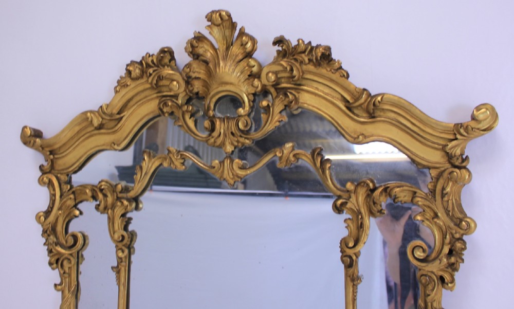 Carved Gilt Wood Mirror View VII