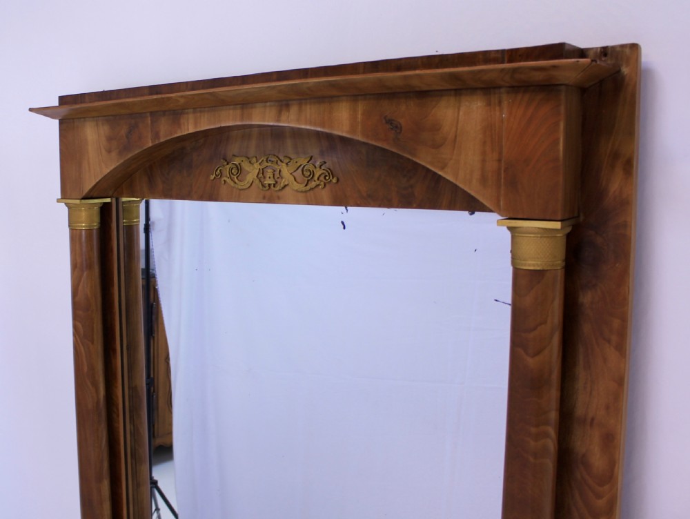 Mahogany French Empire Mirror View VII