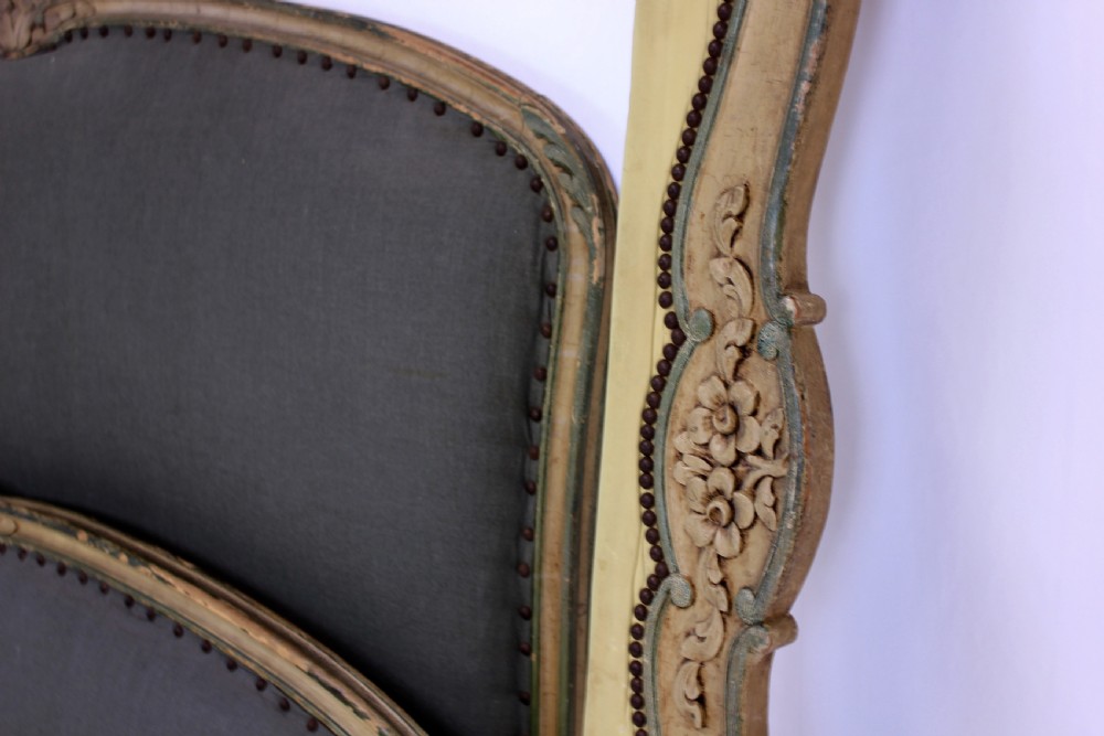 French Original Painted Bed View III