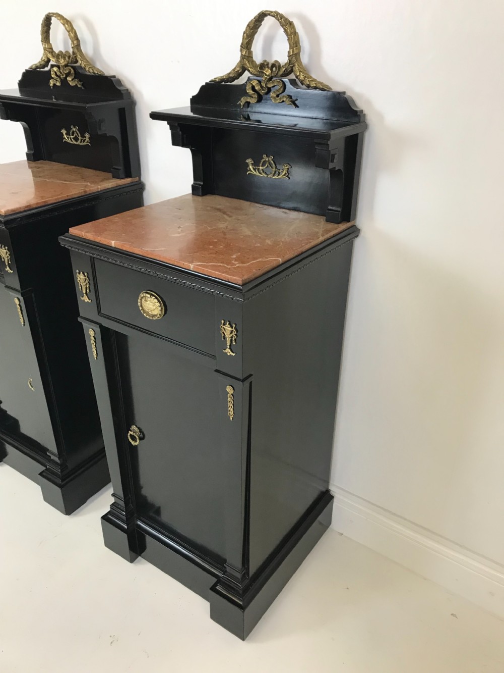 Pair of Empire Nightstands  View III