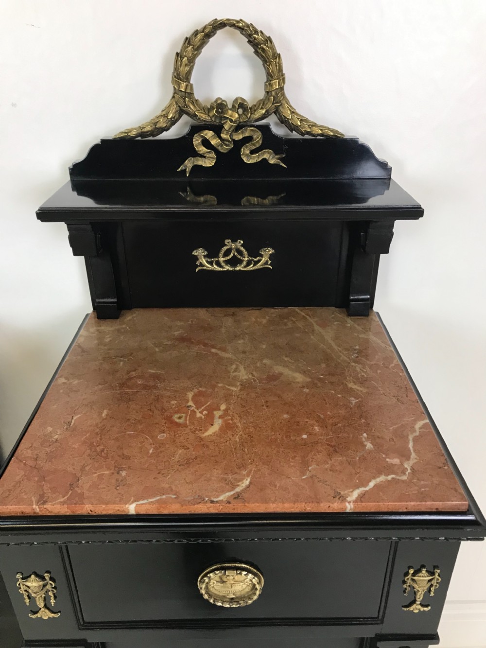 Pair of Empire Nightstands  View VI
