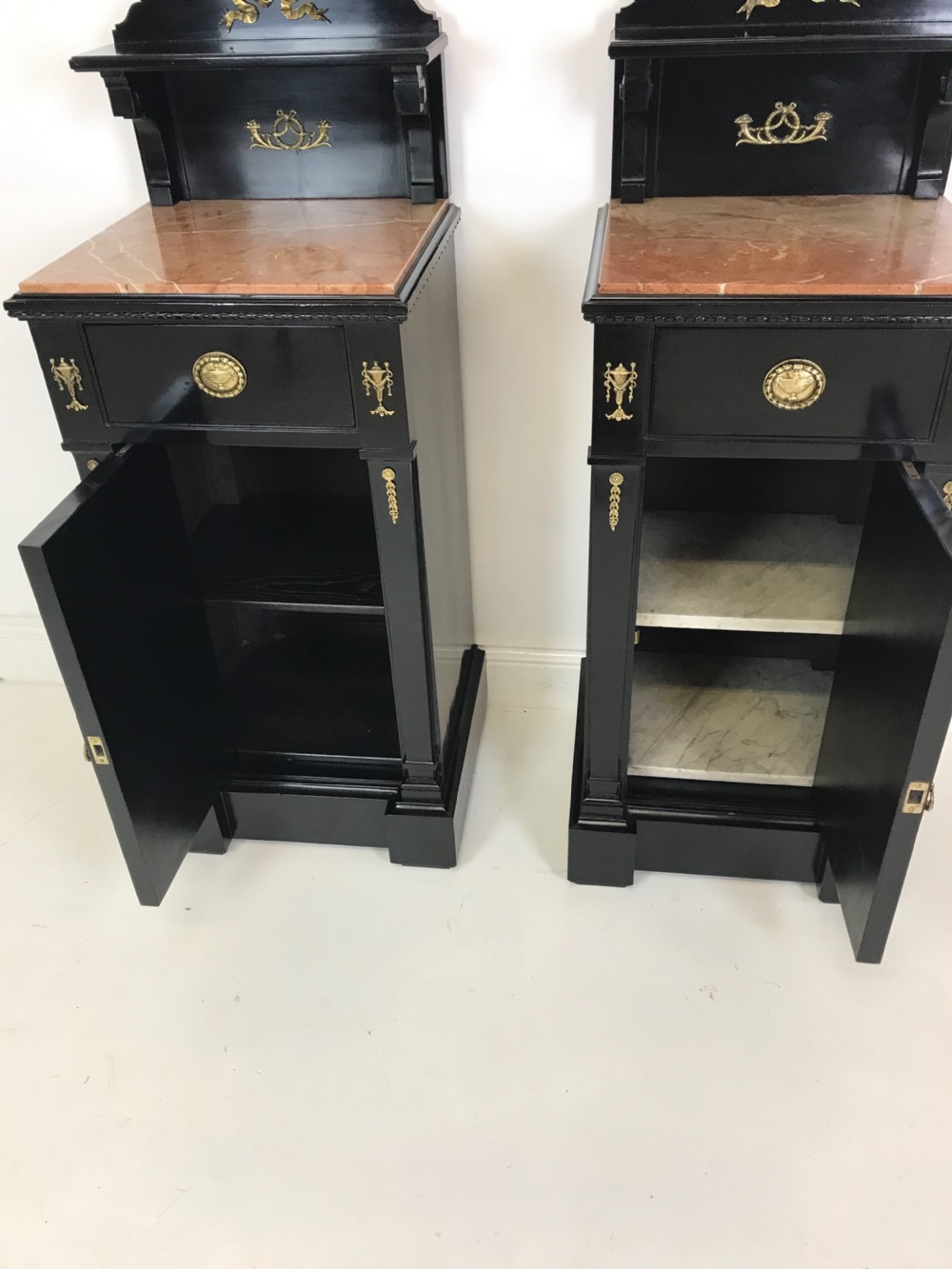 Pair of Empire Nightstands  View VIII