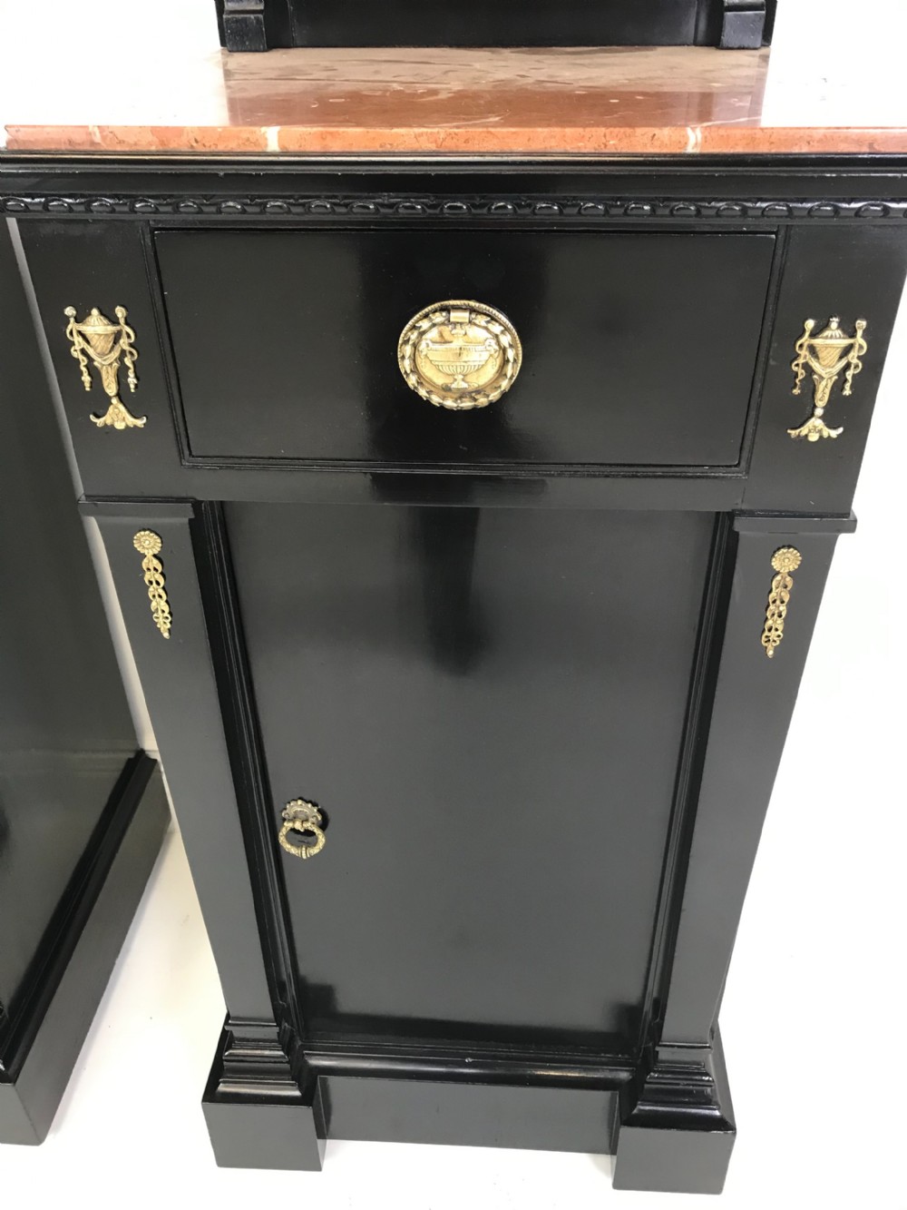 Pair of Empire Nightstands  View X
