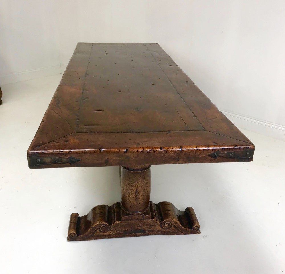 Walnut refectory table 