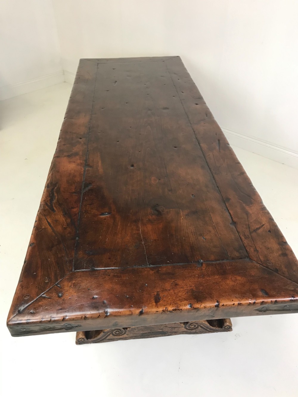 Walnut refectory table  View II