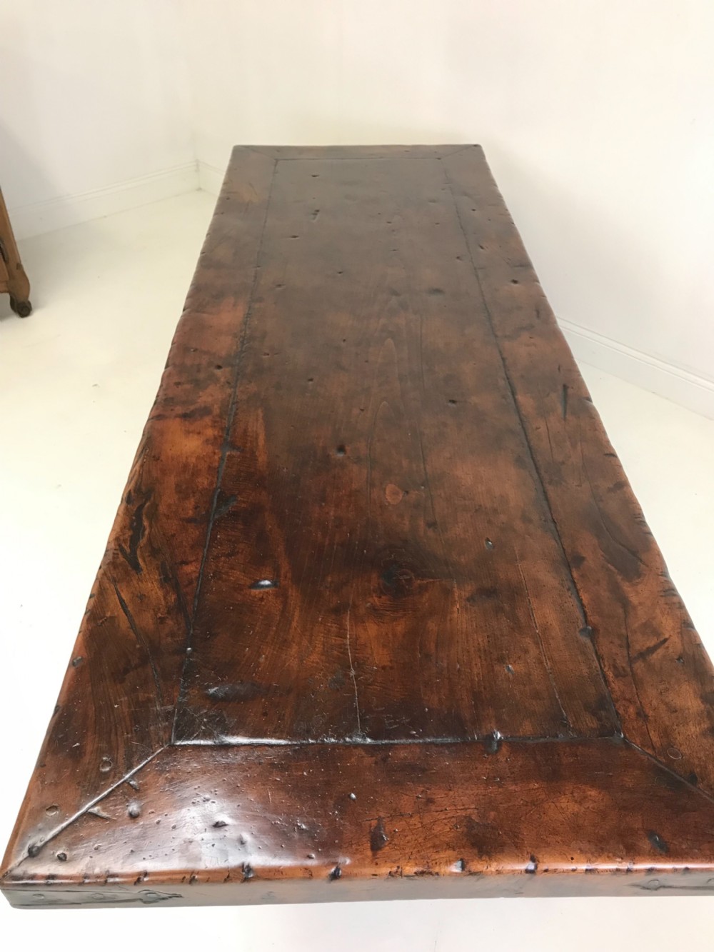 Walnut refectory table  View III
