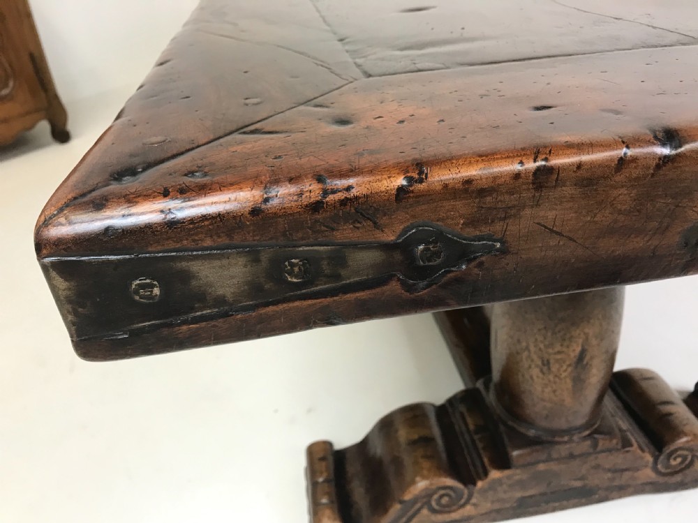 Walnut refectory table  View VI