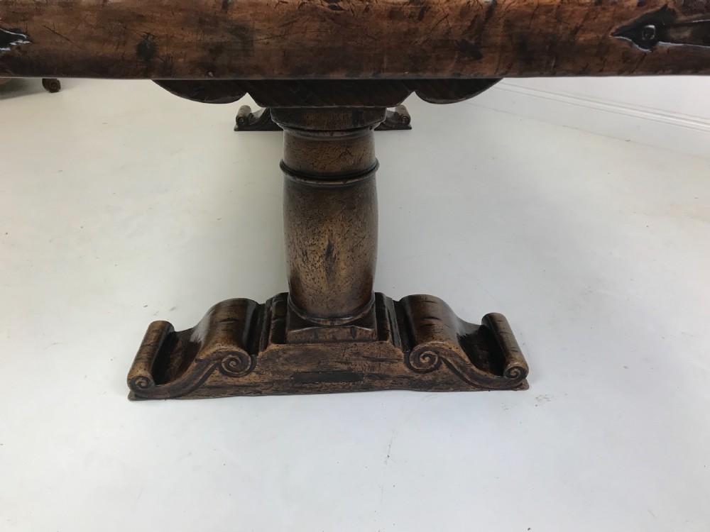 Walnut refectory table  View VII