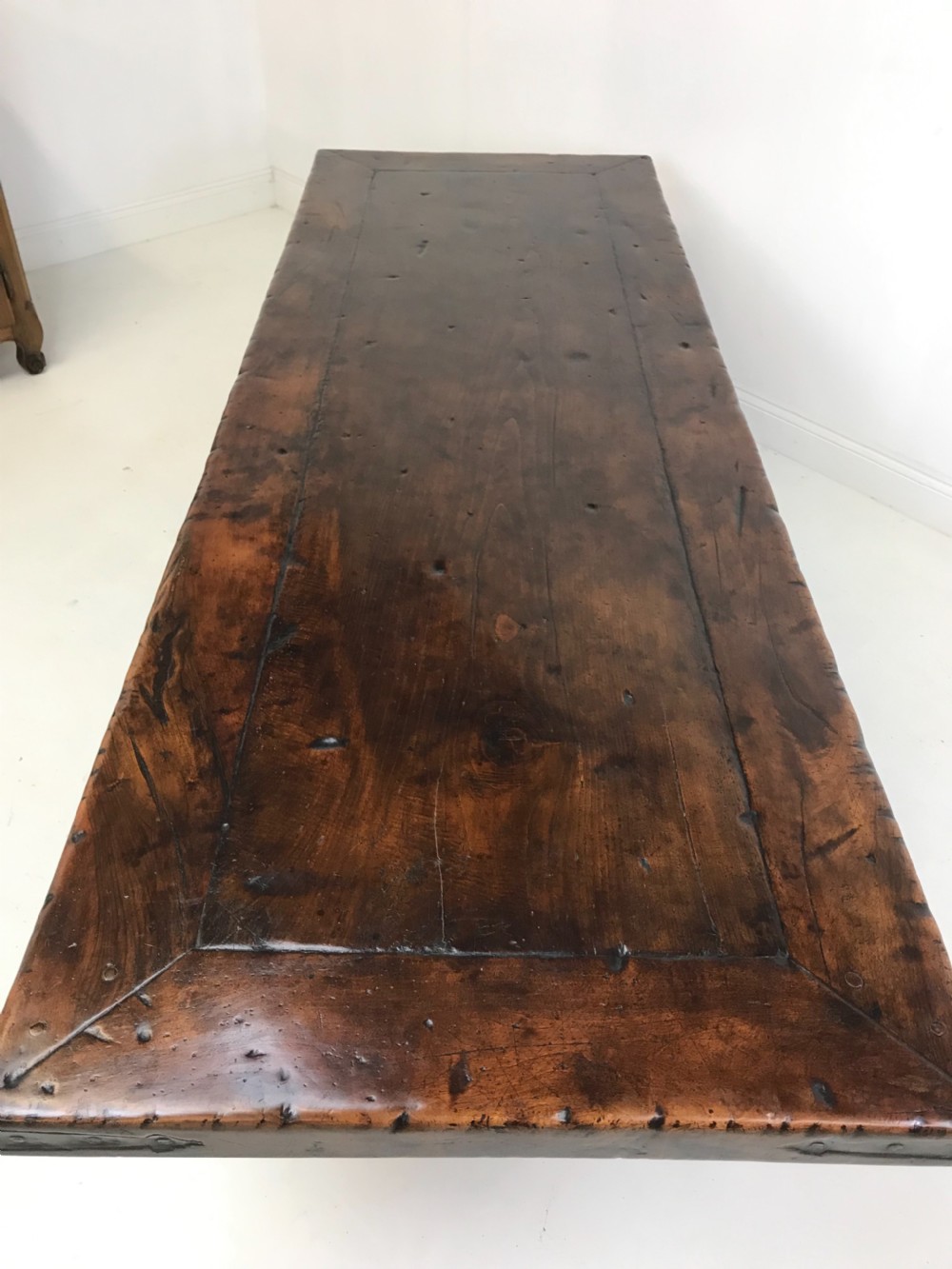 Walnut refectory table  View XI