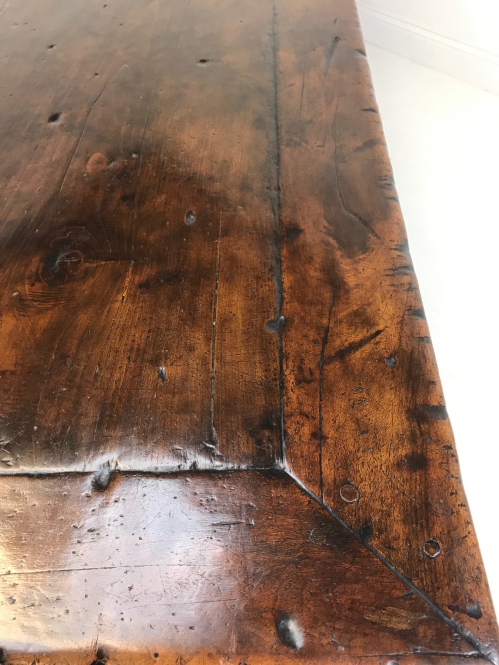 Walnut refectory table  View XII