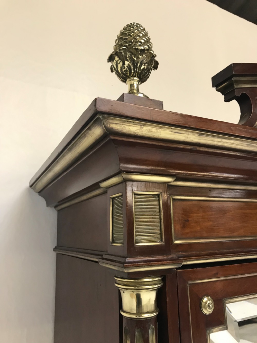 Brass inlaid wardrobe  View III