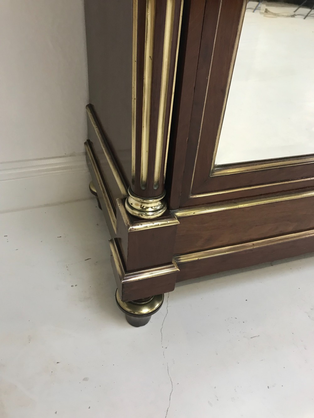 Brass inlaid wardrobe  View IV