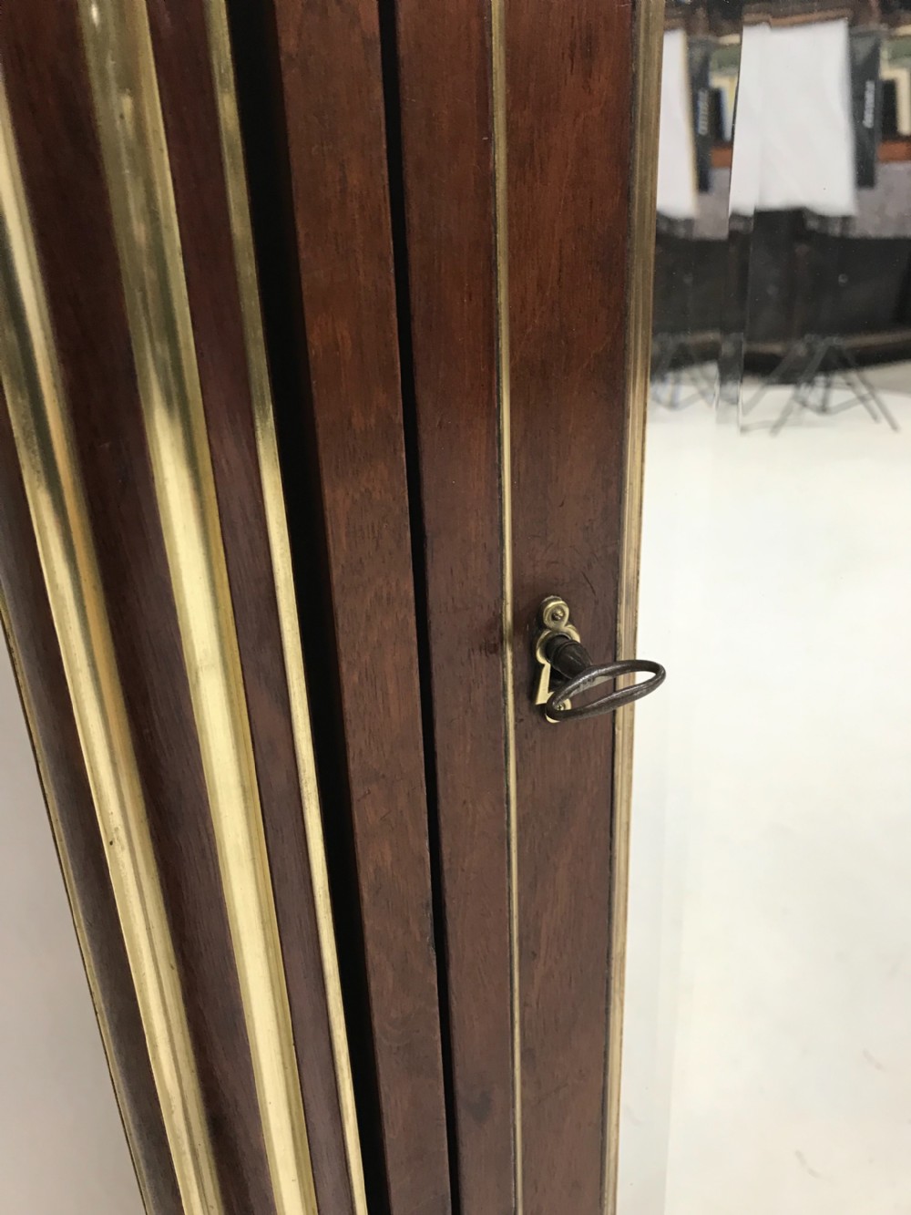 Brass inlaid wardrobe  View V