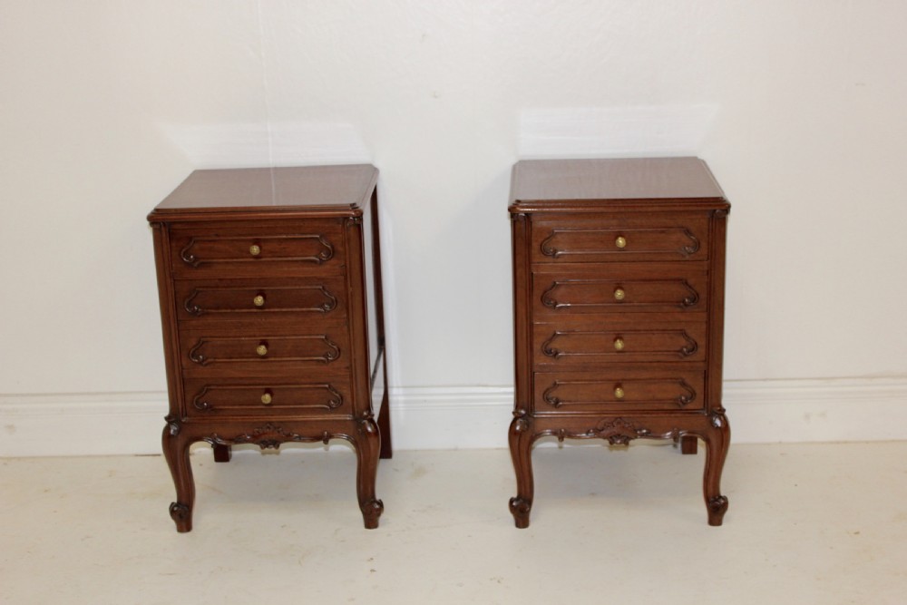 Pair of Mahogany Bedside Tables View V