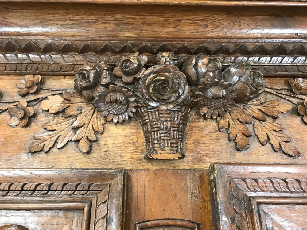 French antique wedding Armoire View III