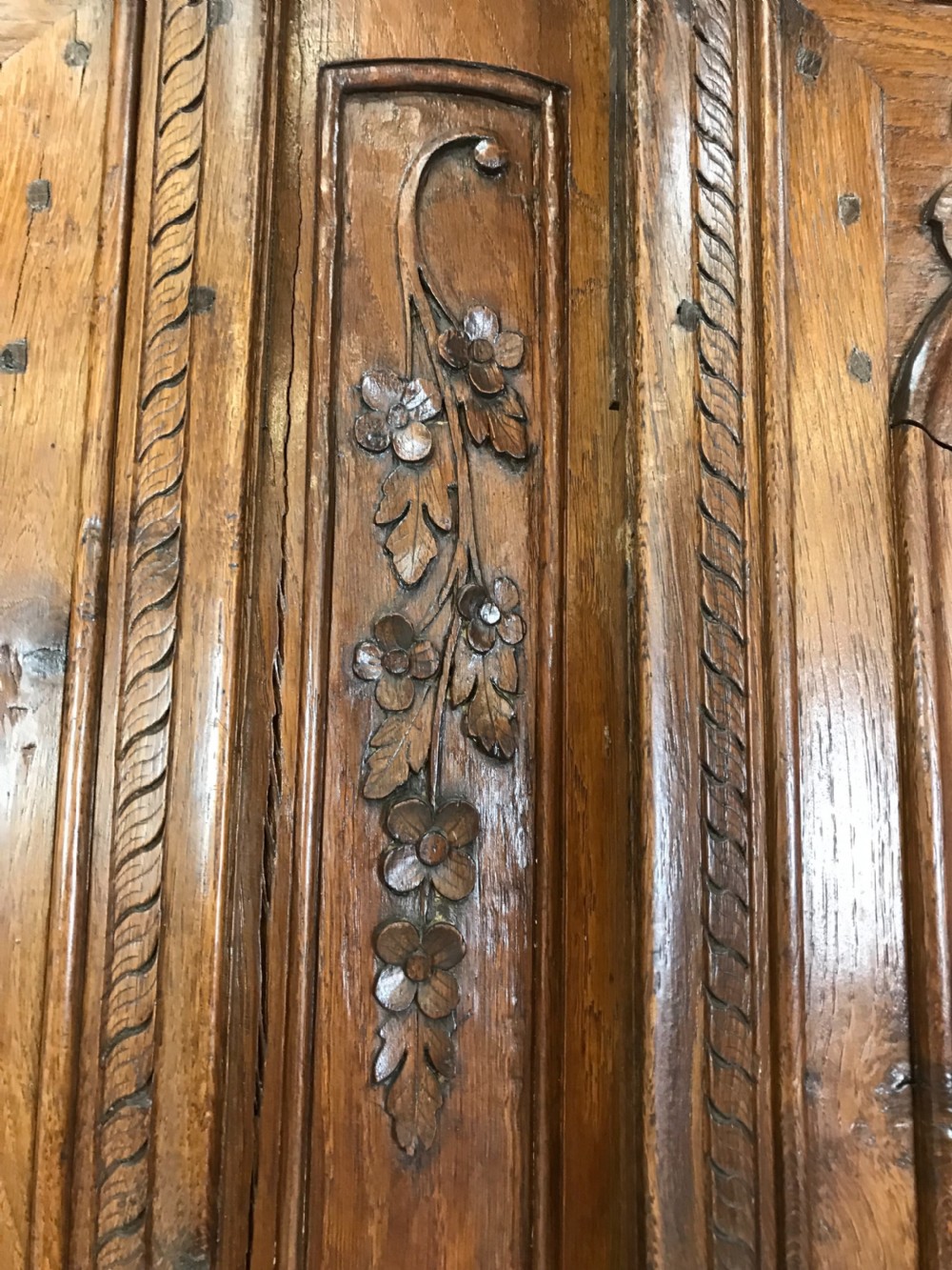 French antique wedding Armoire View V