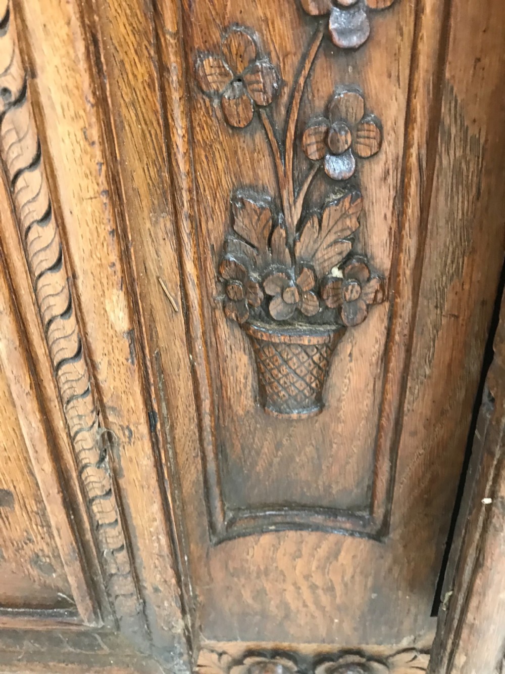 French antique wedding Armoire View VIII