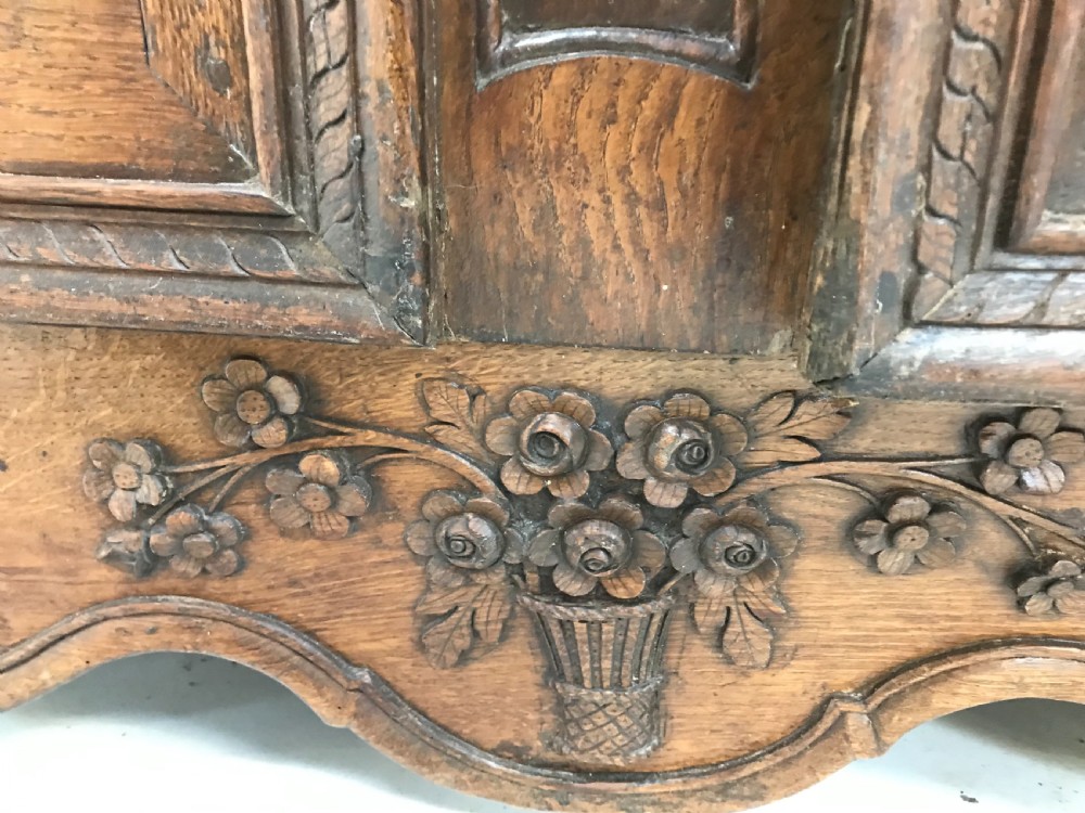 French antique wedding Armoire View IX