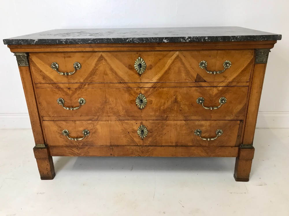 French Empire Walnut Commode View VIII