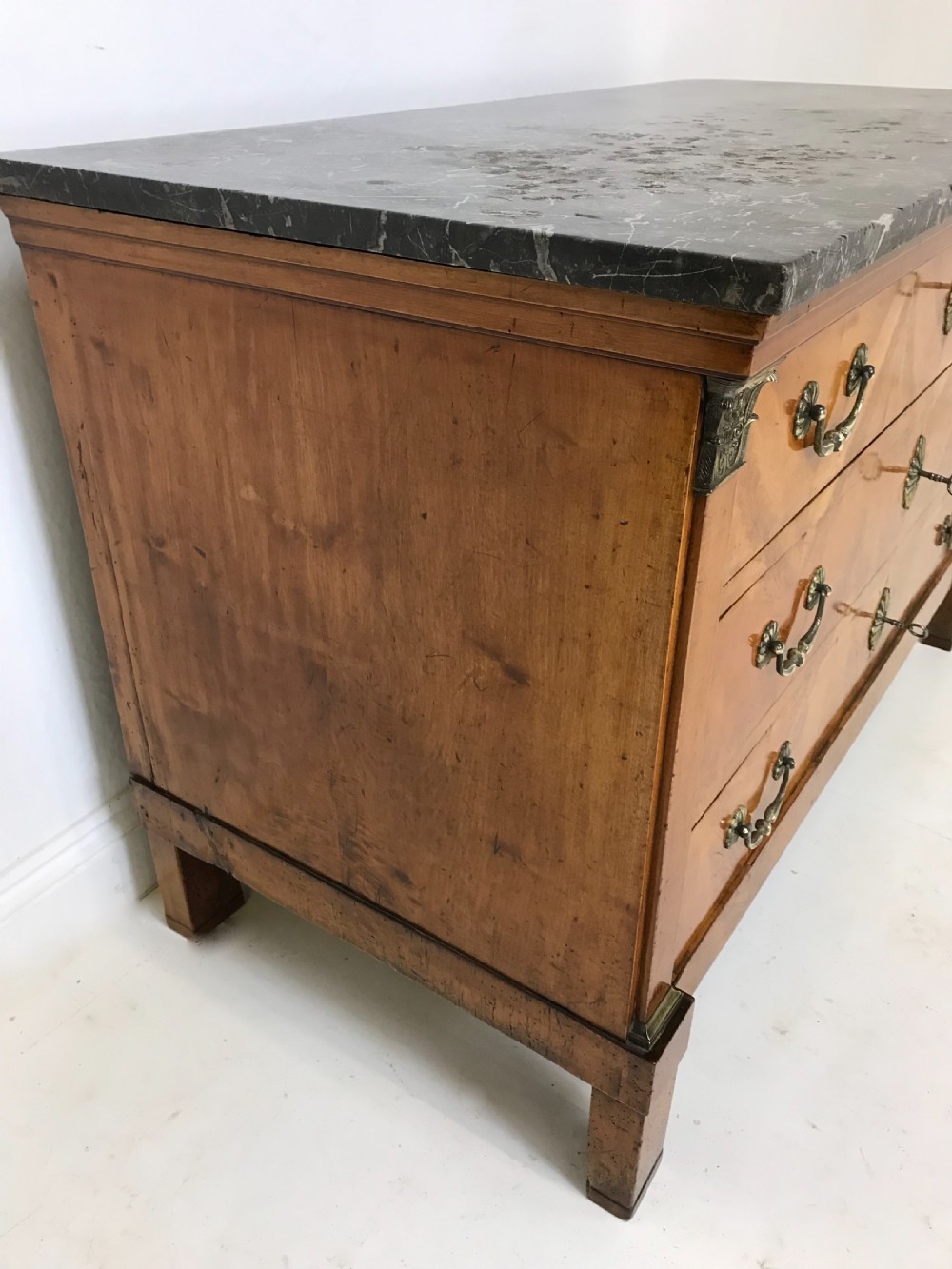 French Empire Walnut Commode View X