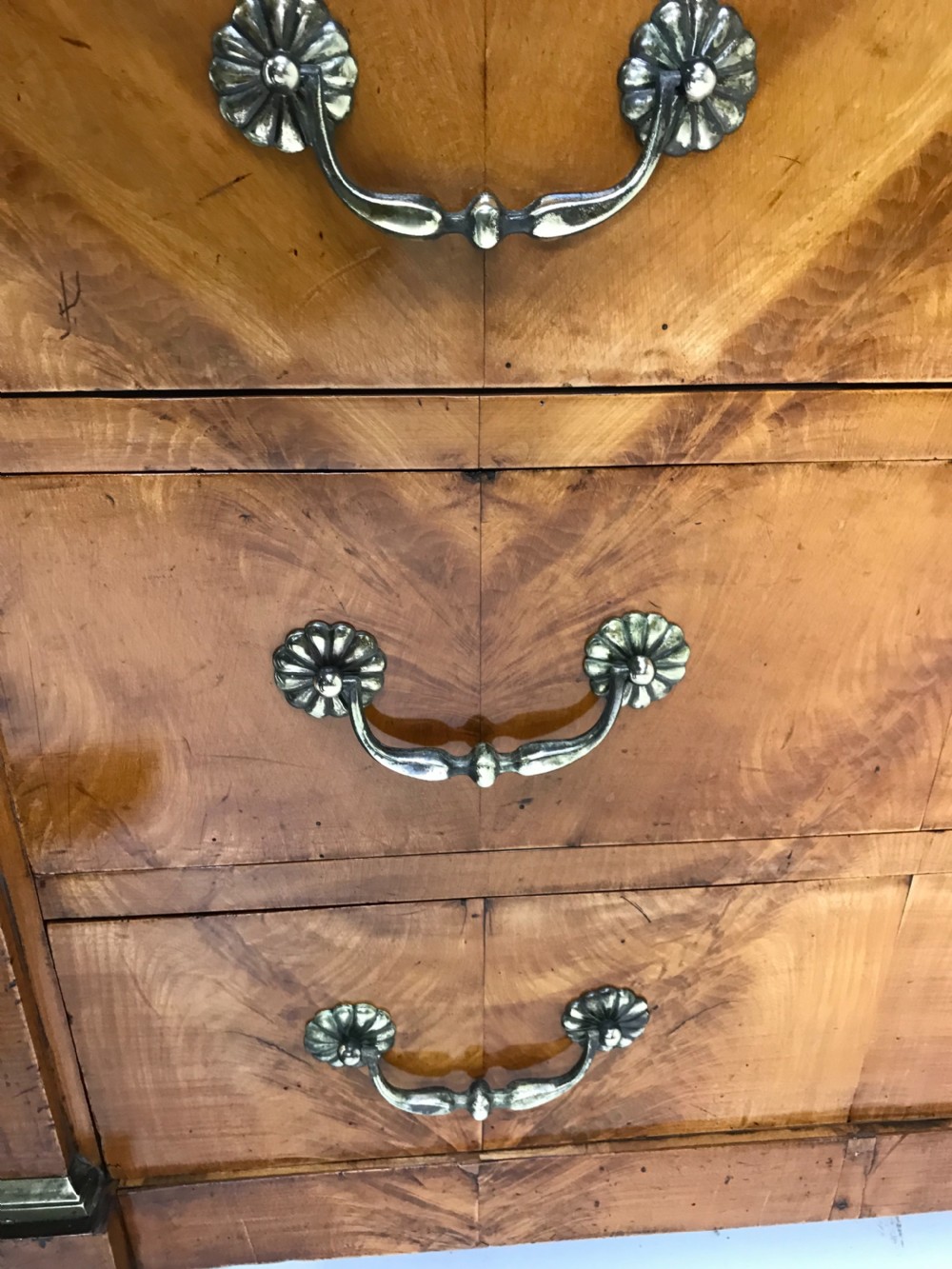 French Empire Walnut Commode View XI