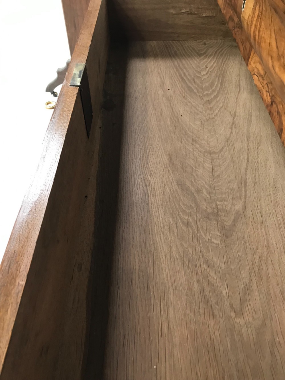 French Marble Top Commode In Walnut  View VI