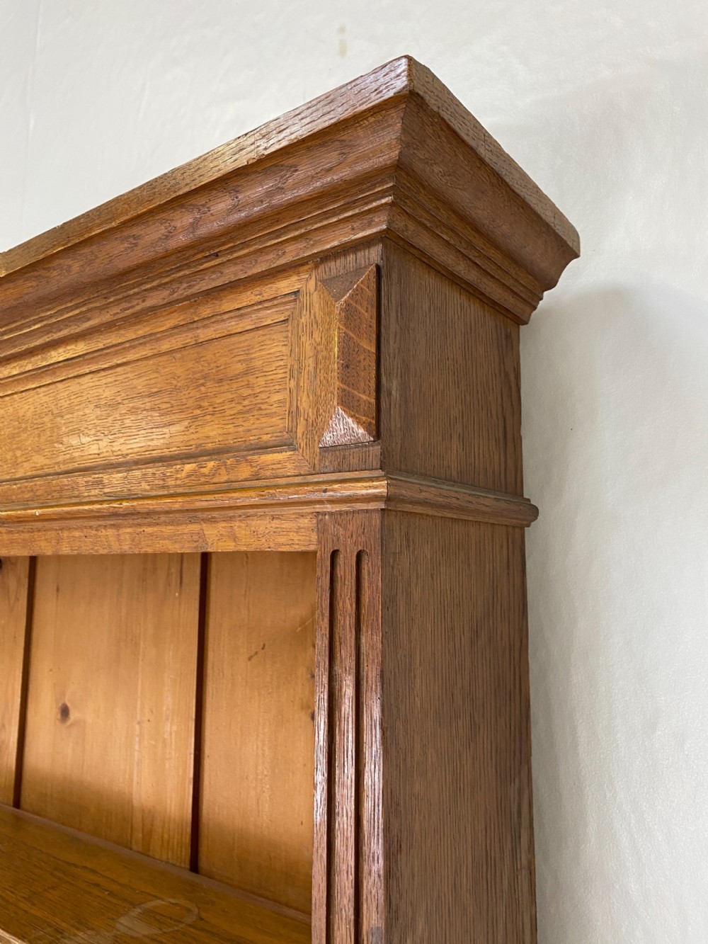 Pair Of Oak Open Bookcases  View II