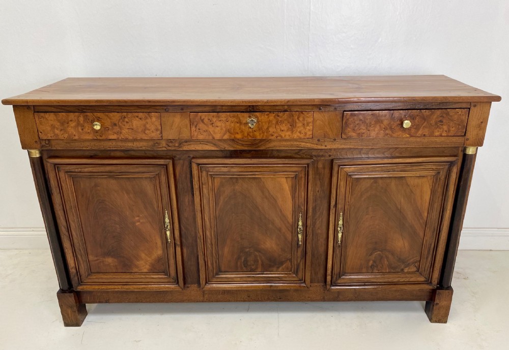 18th Century French Walnut and Burr Elm Enfilarde  View XI