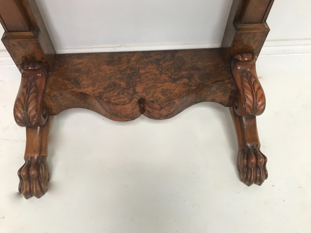 French Walnut Console Table  View V