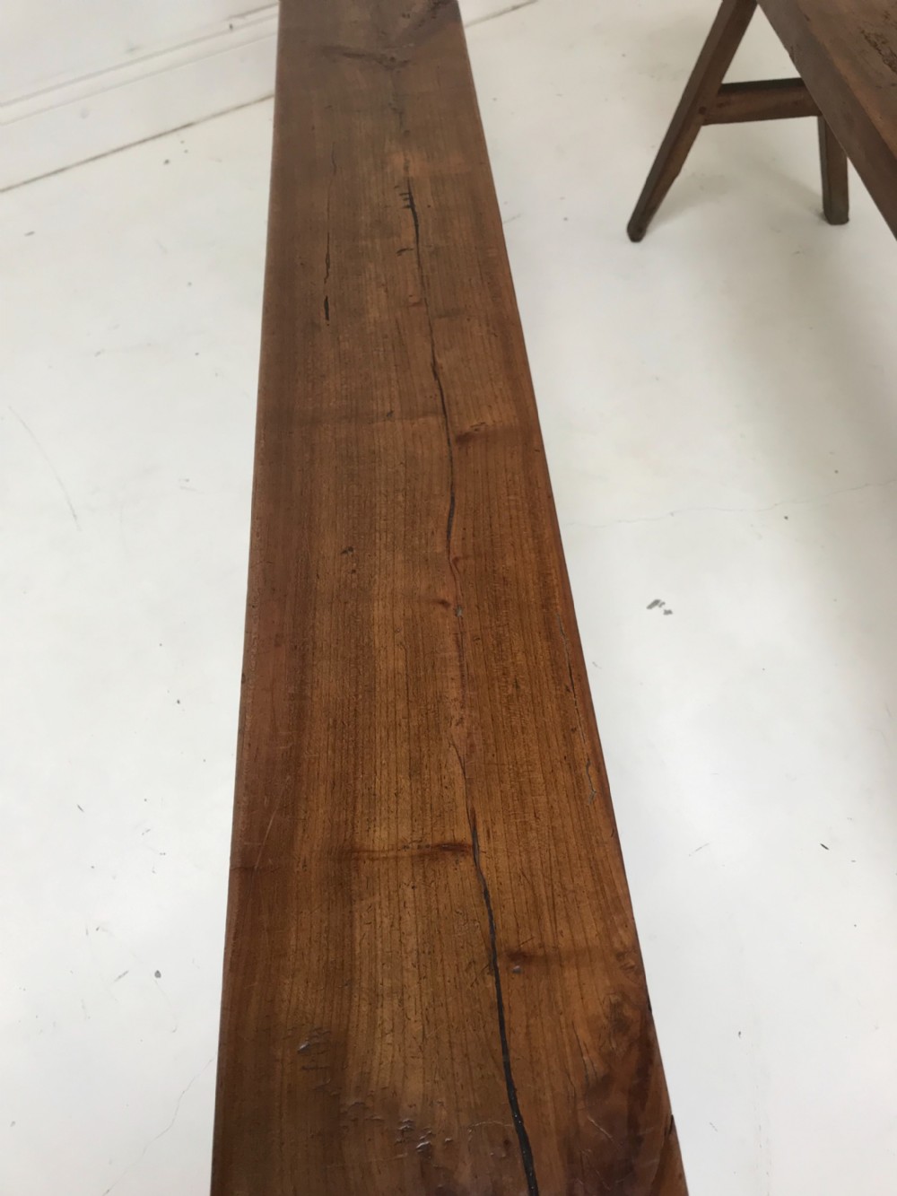 Large Pair of cherrywood Benches View VII