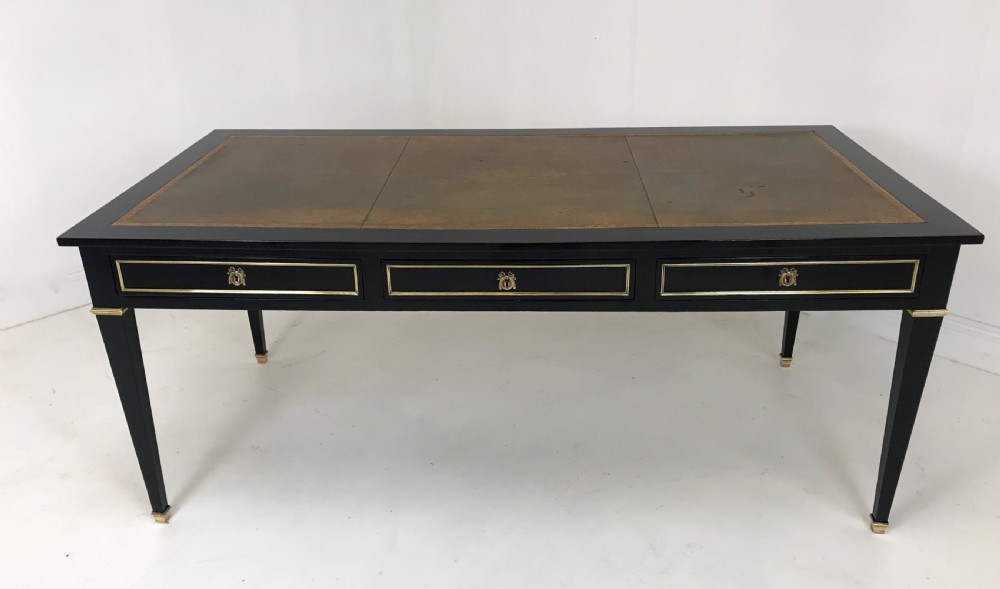 19th Cent Ebonized Writing table 