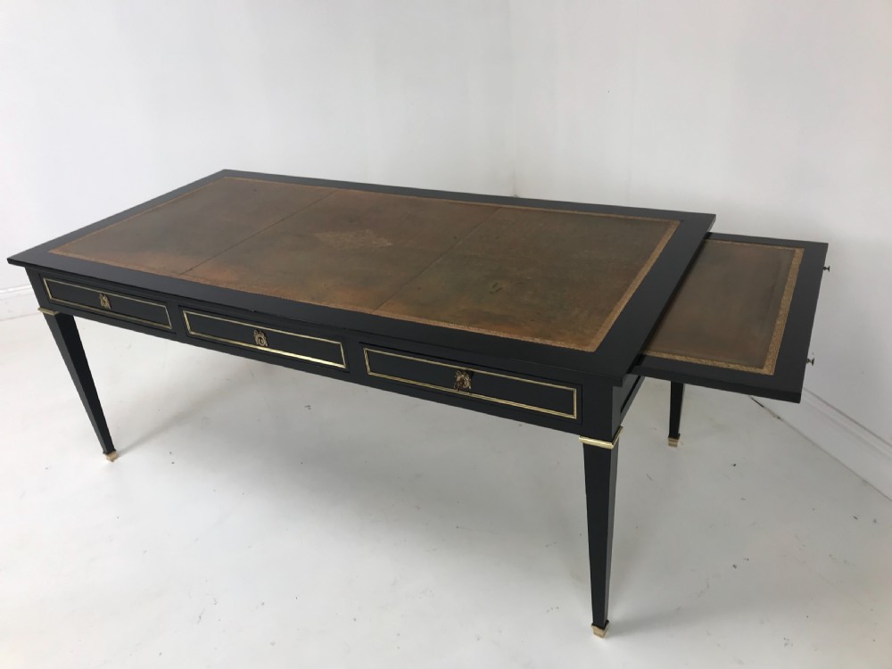 19th Cent Ebonized Writing table  View VI