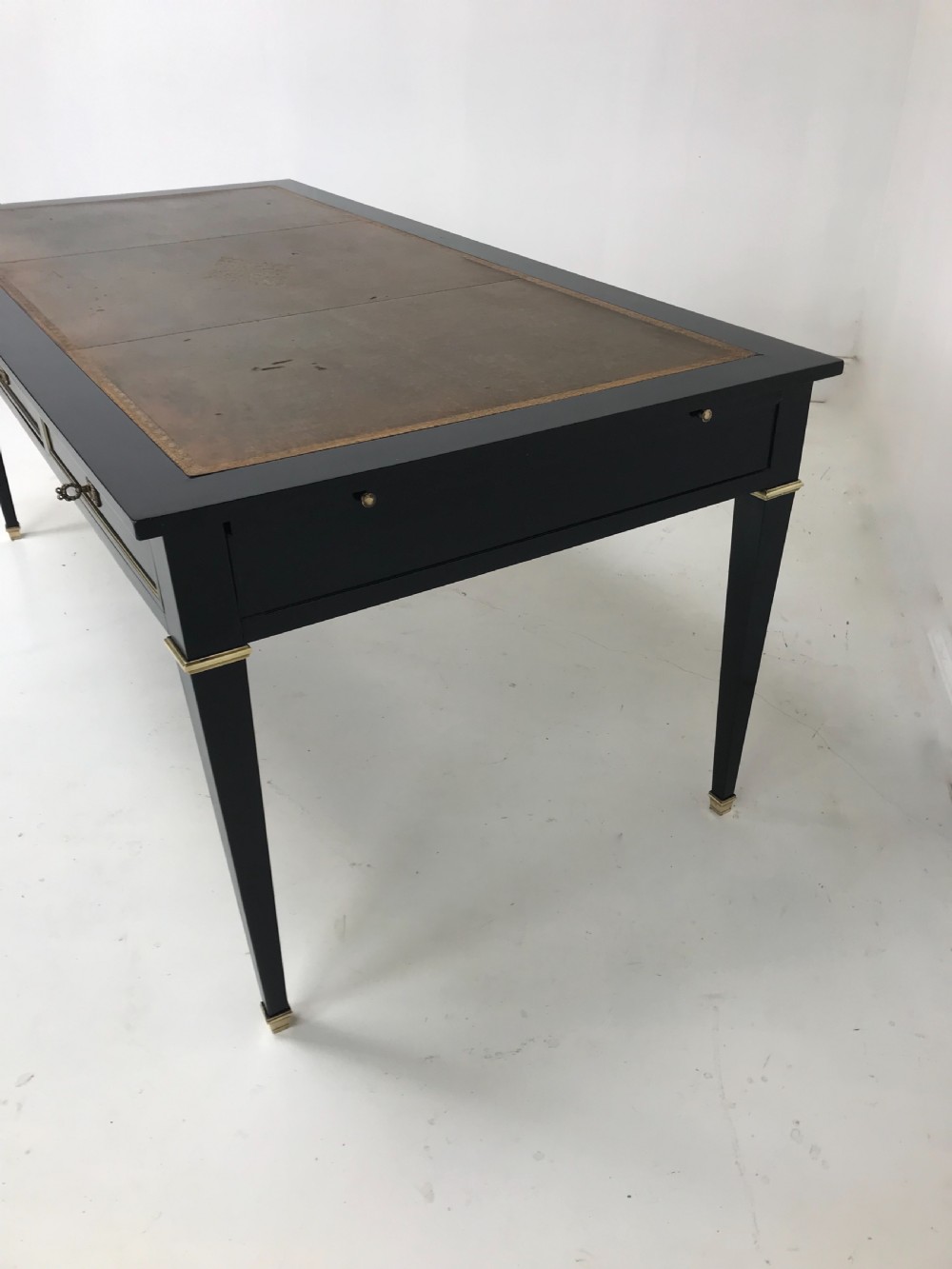 19th Cent Ebonized Writing table  View X