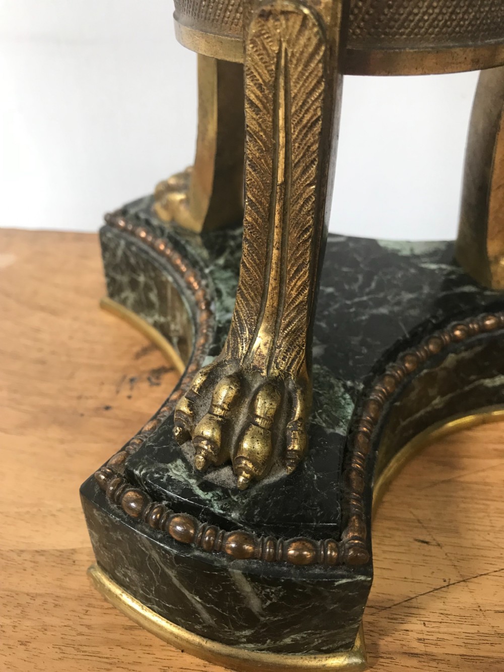 Pair Of Gilt Bronze and marble Cassolettes View III